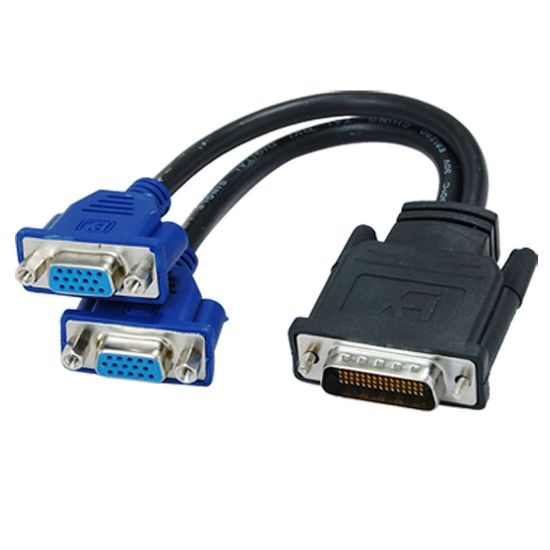 Dvi Male To 2-port Vga